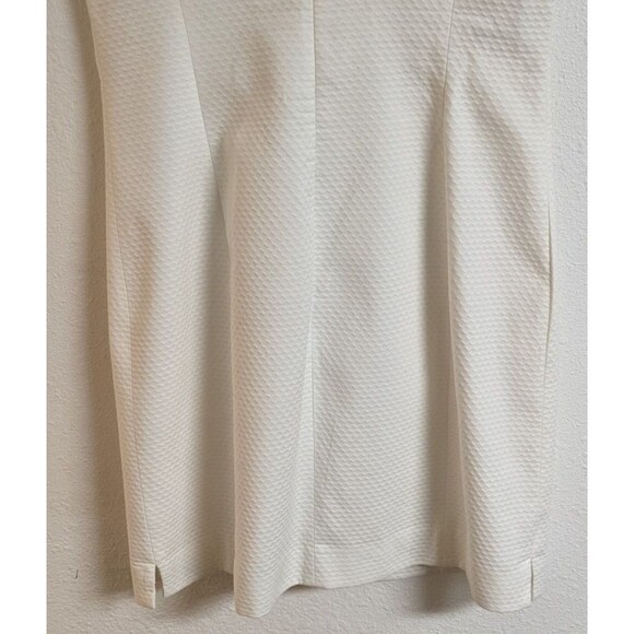 NWT~ Wmn's Lilly Pulitzer Janice Shift Dress White/Gold Beaded Resort/Cruise 10 - Picture 13 of 16